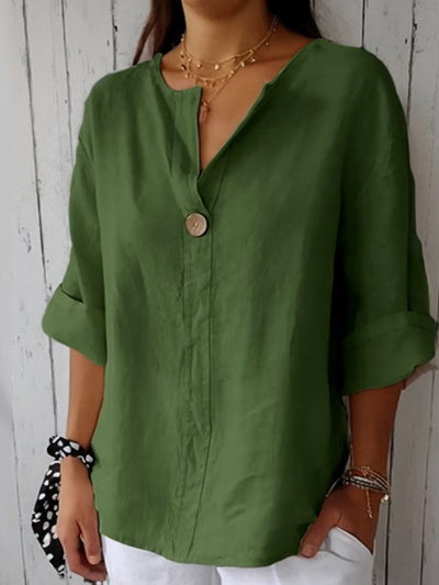 Lexa™ | Relaxed V-Neck Blouse