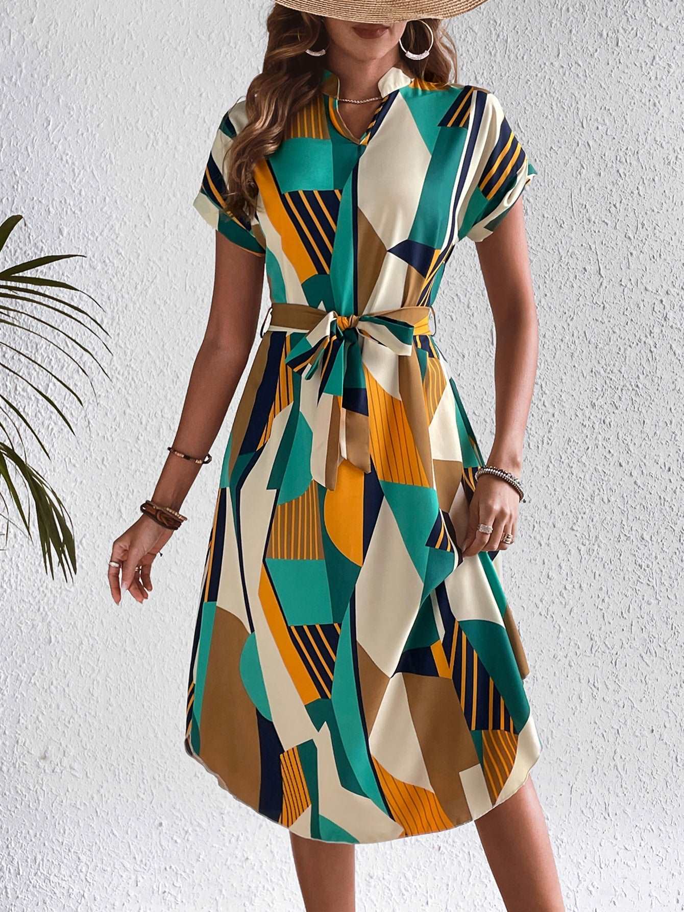 Talia™ - Vibrant Print Dress