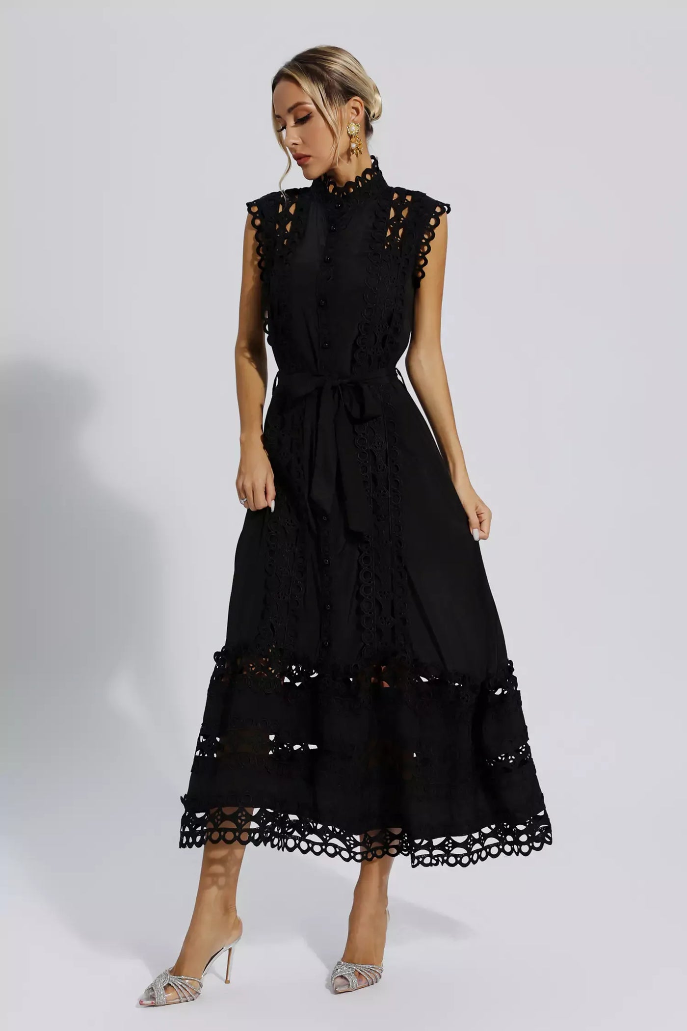 Ayla™ | Black Cutout Maxi