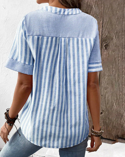 CARA™ | Elegant Striped Top